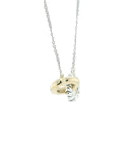Perfect Love Two-Tone Eternal Ring Necklace