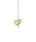 Perfect Love Interlocking Two-Tone Heart Necklace