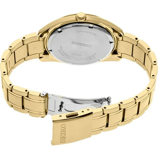 Seiko Essentials Gold White Dial