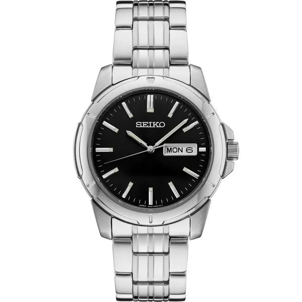 Seiko Essentials Black Dial Watch