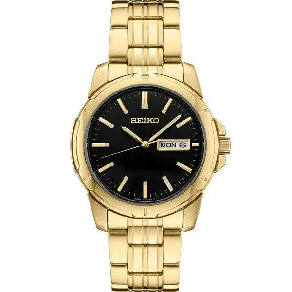 Seiko Essentials Black Dial Watch