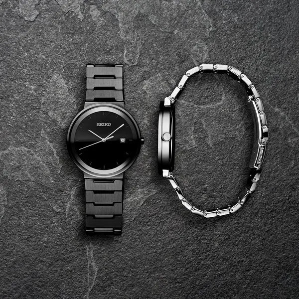Seiko Essentials Minimalist Black Watch