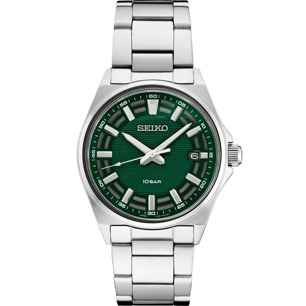 Seiko Essentials Green Dial Watch