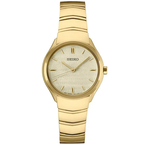 Seiko Essentials Gold Tone Watch