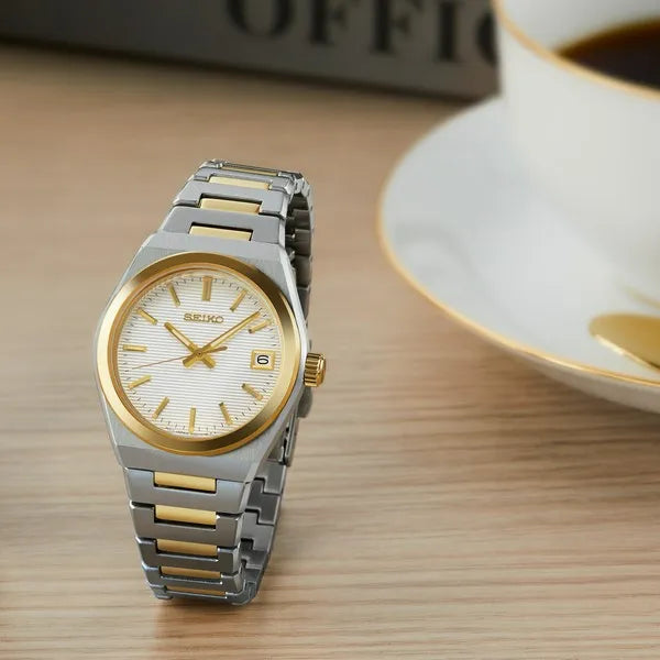 Seiko Essentials Two Tone Watch