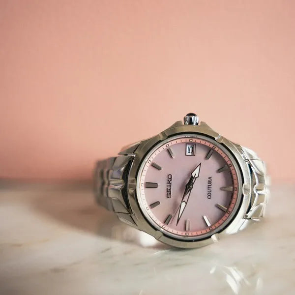 Seiko Coutura Pink Dial Watch