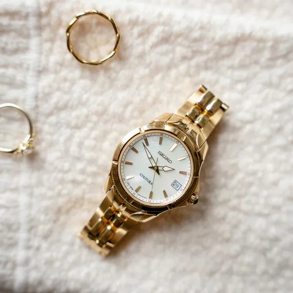 Seiko Coutura Mother of Pearl Watch