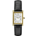 Seiko Essentials Rectangular Gold Watch