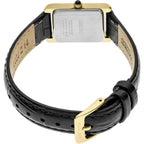 Seiko Essentials Rectangular Gold Watch