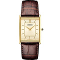 Seiko Essentials Rectangular Champagne Watch