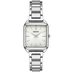 Seiko Essentials Square Silver Watch