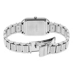 Seiko Essentials Square Silver Watch