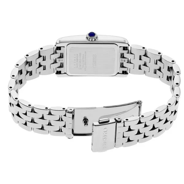 Seiko Essentials Rectangular Blue Watch