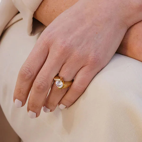 Embrace Yellow Gold Engagement Ring