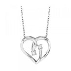 10Kt Yellow Gold Diamond 1/20Ctw Pendant