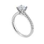 Petite Diamond Solitaire Ring