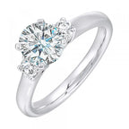 14K Yellow Gold SM 1/4Ctw For 1Ctw RD CTR