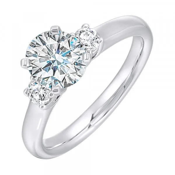 14K Yellow Gold SM 1/4Ctw For 1Ctw RD CTR