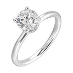 14K Yellow Gold SM 1/10Ctw For 1Ctw RD CTR