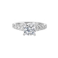 Graduating Diamond Solitaire Engagement Ring