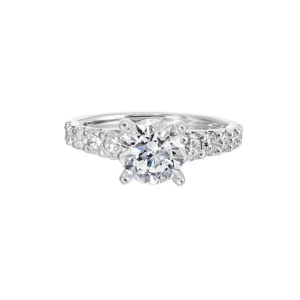 Graduating Diamond Solitaire Engagement Ring