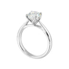 14Kt White Semi Mount For 1 1/2Ctw Round Center