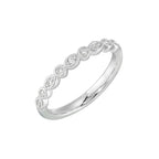 14Kt White Gold Diamond 1/10Ctw Ring