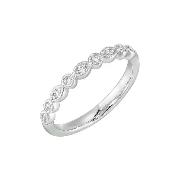 14Kt White Gold Diamond 1/10Ctw Ring