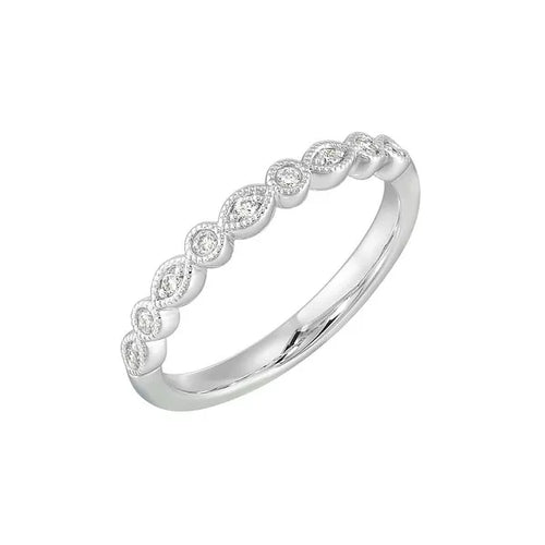 14Kt White Gold Diamond 1/10Ctw Ring