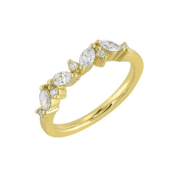 14Kt Yellow Gold Diamond 3/8Ctw Ring