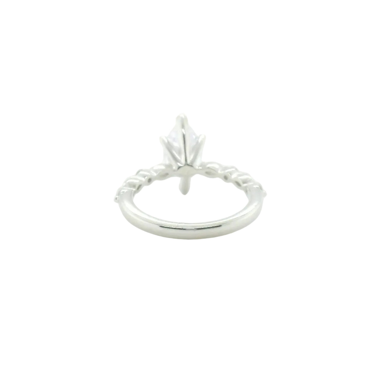 Perfect Love .83ct Diamond Marquise Semi-Mount Ring