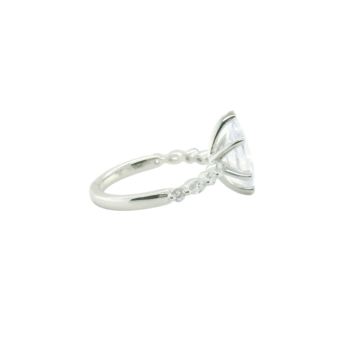 Perfect Love .83ct Diamond Marquise Semi-Mount Ring