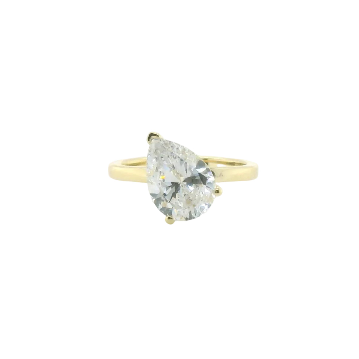 Perfect Love 2ct Pear Semi-Mount Ring