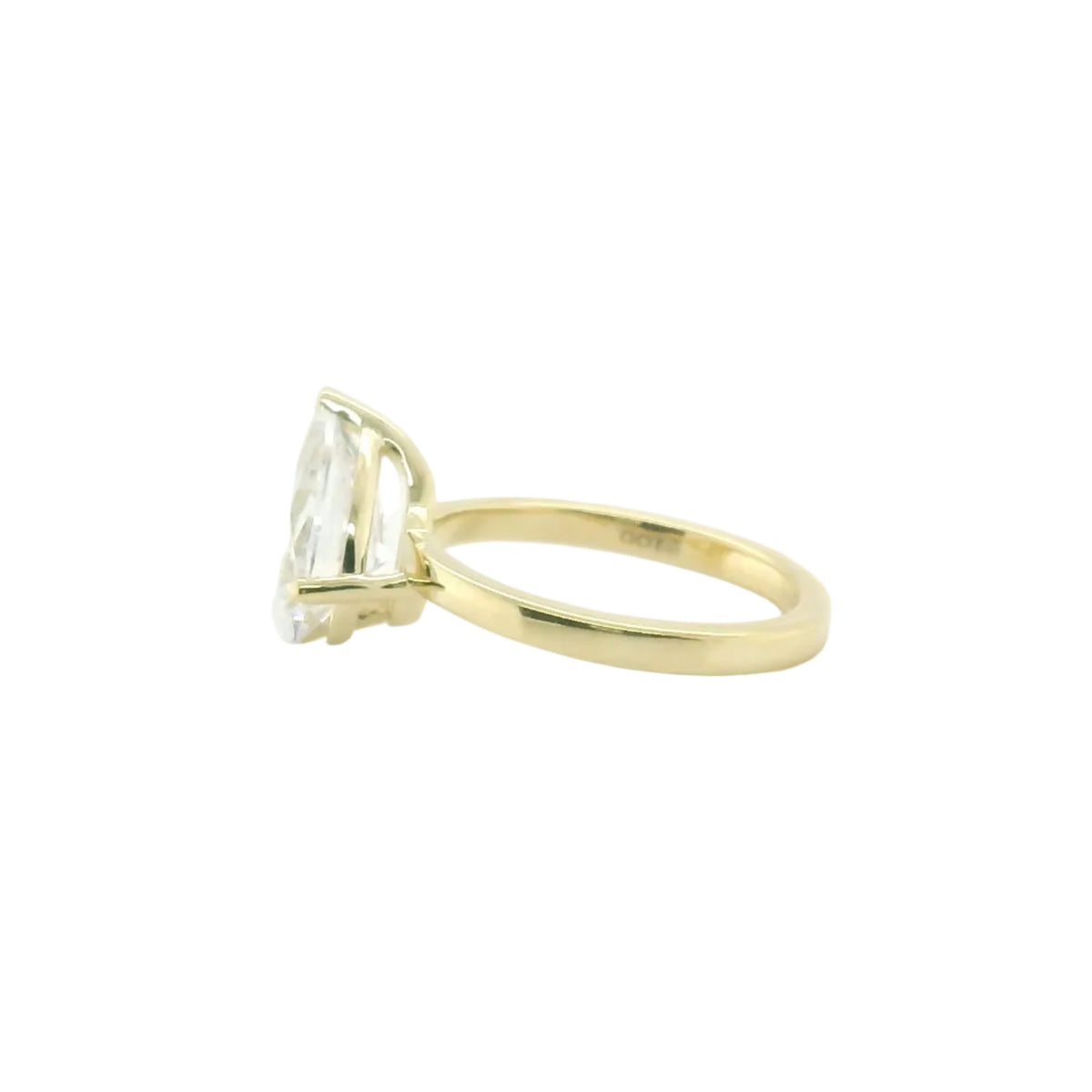Perfect Love 2ct Pear Semi-Mount Ring