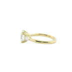 Perfect Love 2ct Round CZ Semi-Mount with .33ct Diamond Ring