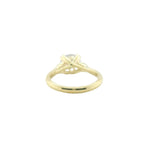 Perfect Love 2ct Round CZ Semi-Mount with .33ct Diamond Ring