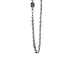 Large 2mm Curb Link Necklace