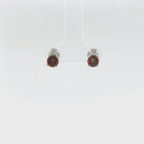 Chatham 1.36ct Lab Ruby & Diamond Studs
