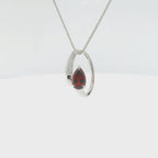 Chatham 1.20ct Lab Ruby & Diamond Pendant