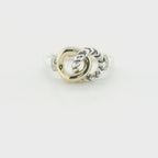 Perfect Love Interlocking Two-Tone Diamond Ring