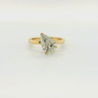 Perfect Love 2ct Pear Diamond Engagement Ring
