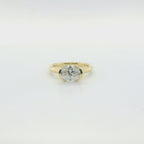 Perfect Love 2ct Oval East-West Bezel Semi-Mount Ring