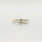 Perfect Love Two-Tone Diamond Bypass Ring
