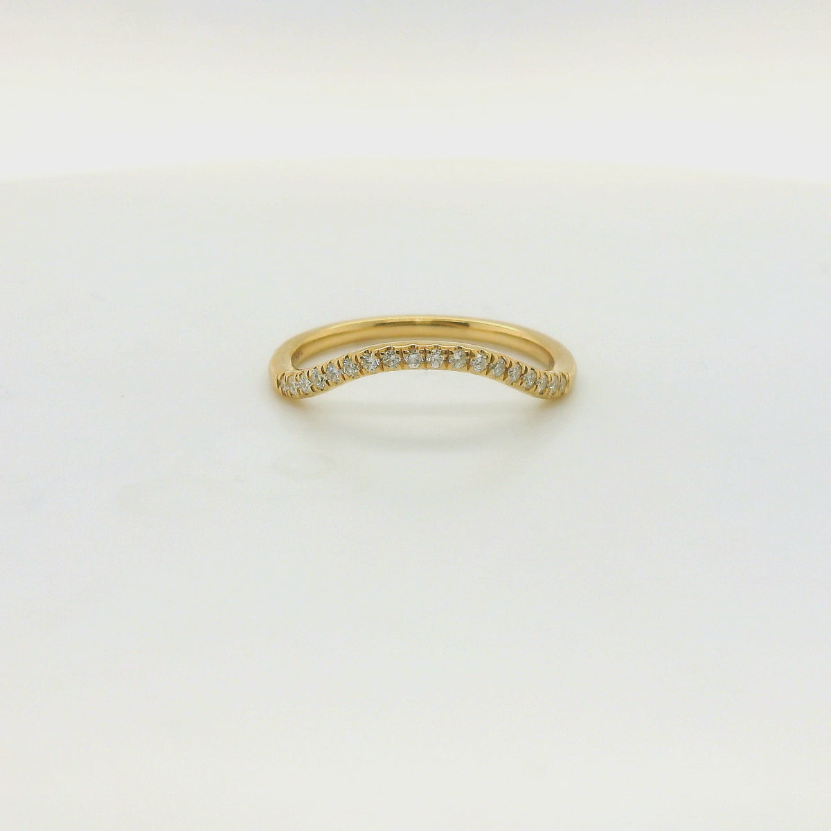 Perfect Love .13ct Lab Diamond Contour Band