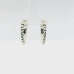Perfect Love Silver Signature Stacked Heart Hoops
