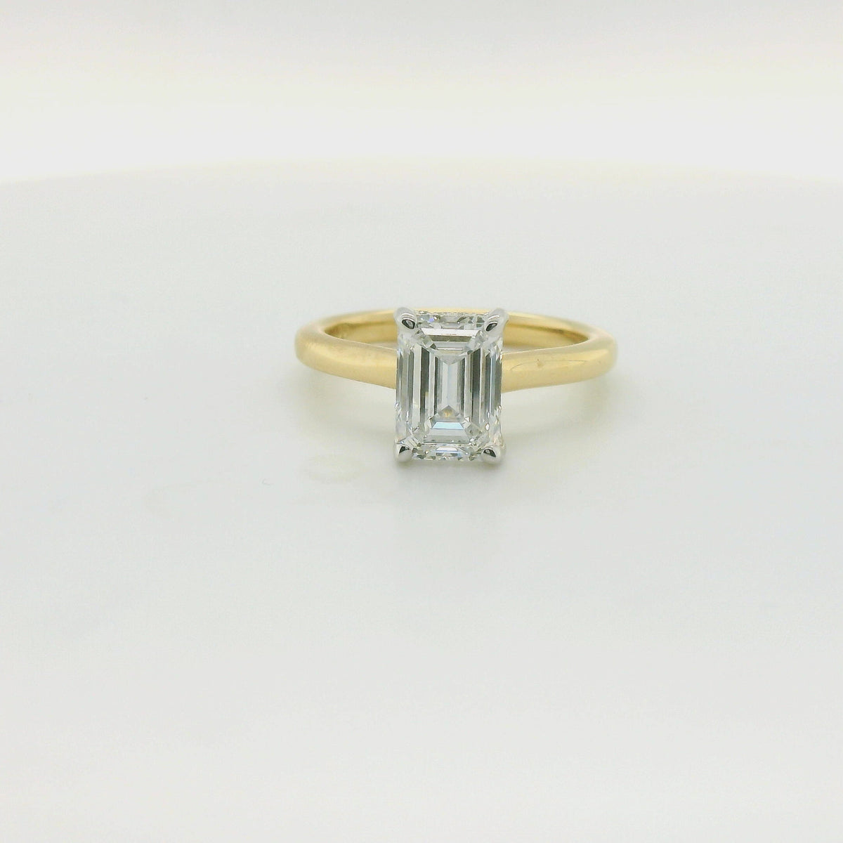 Perfect Love 2.06ct Emerald Lab Diamond Ring