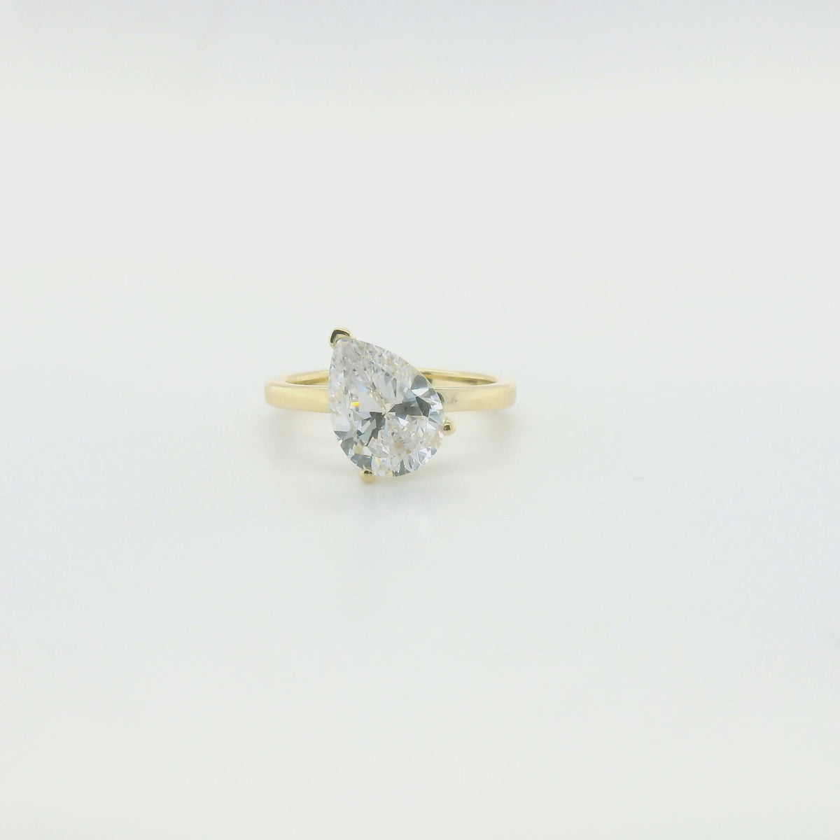 Perfect Love 2ct Pear Semi-Mount Ring