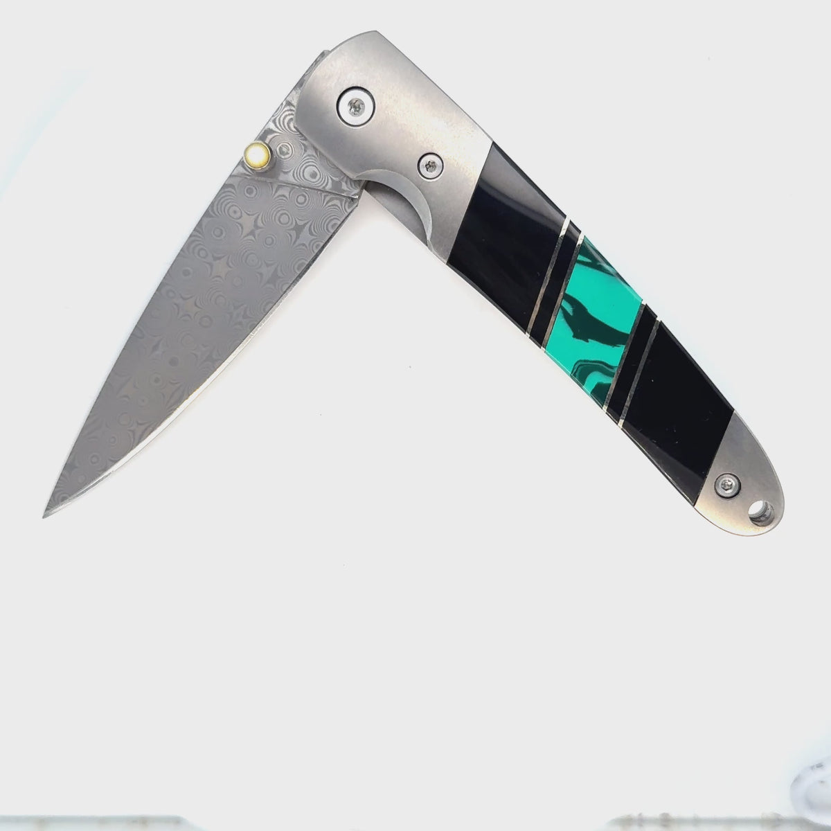 Santa Fe StoneWorks Sanmai Damascus Lock Back Knife