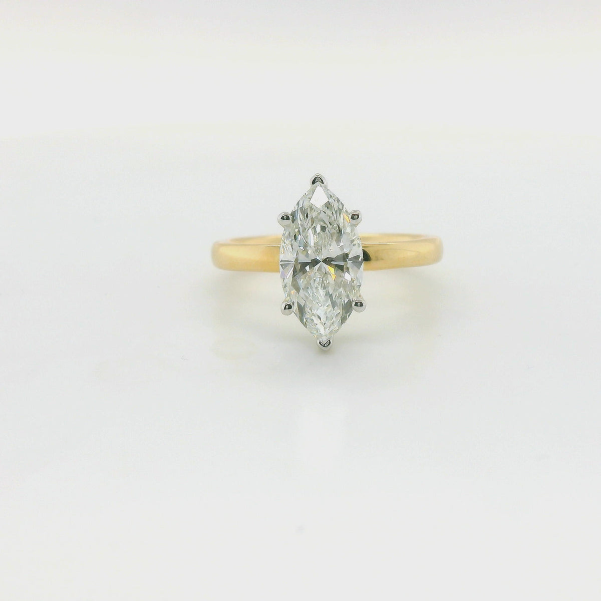 Perfect Love 2.05ct Marquise Lab Diamond Ring