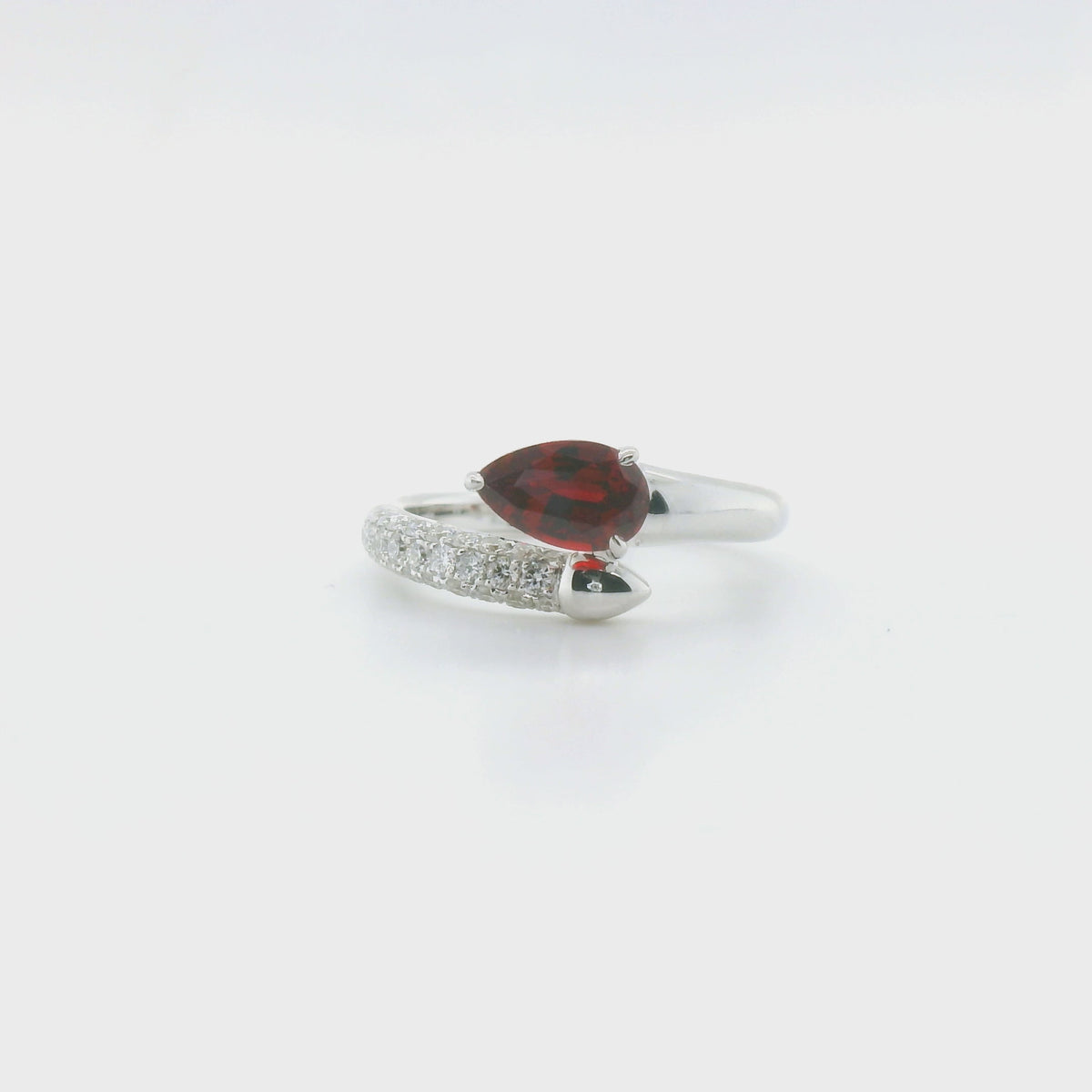 Chatham 1.17ct Ruby & Diamond Ring